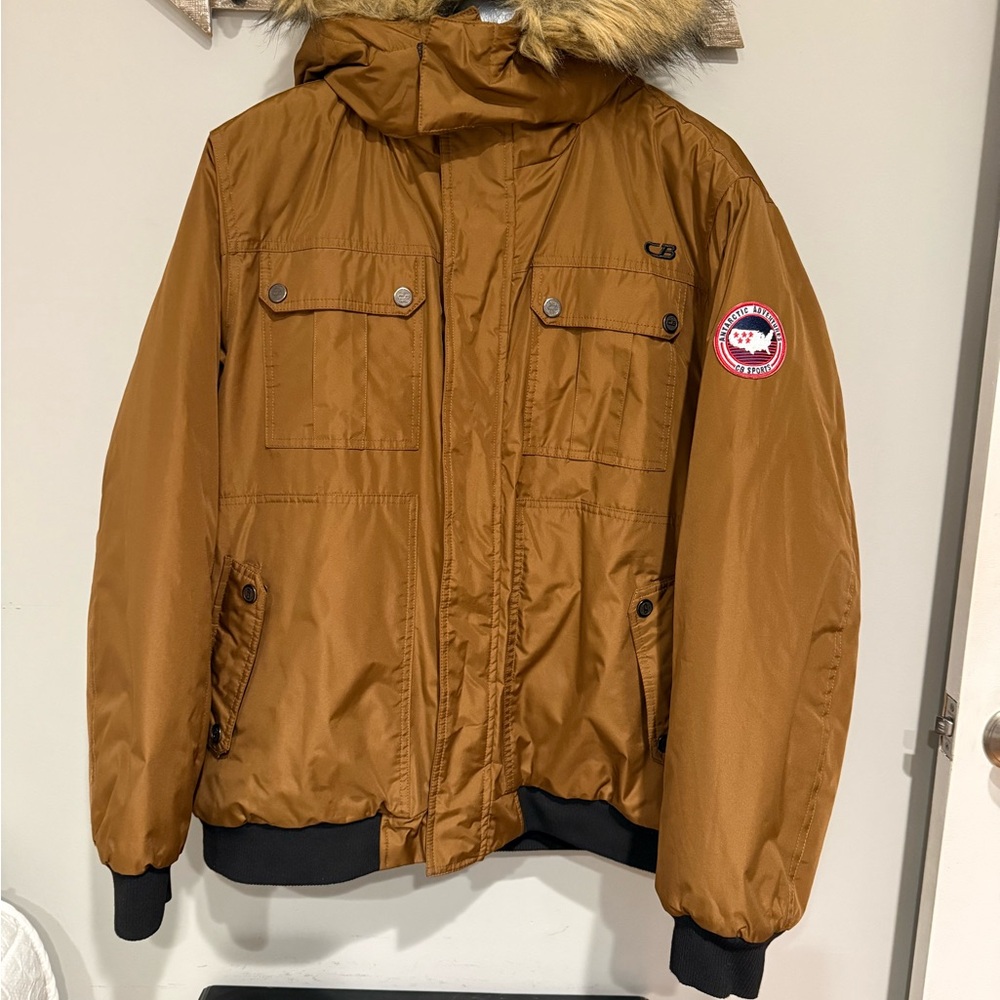 CB Sport men’s jacket, extra Large, Camel color